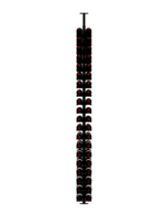 ST Minimalist Series 2-Sided Wine Rack Display (80 Bottles) - Image 8