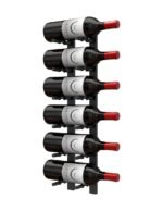 <strong> 2 ft Wall Rails Metal Wine Rack<br/> (6 to 18 Bottles)</strong>