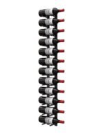 <strong> 4 ft Wall Rails Metal Wine Rack<br/> (12 to 36 Bottles)</strong>