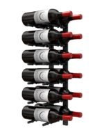 <strong> 2 ft Wall Rails Metal Wine Rack<br/> (6 to 18 Bottles)</strong> - Image 2