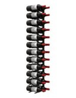 <strong> 4 ft Wall Rails Metal Wine Rack<br/> (12 to 36 Bottles)</strong> - Image 2