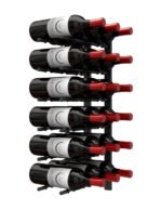 <strong> 2 ft Wall Rails Metal Wine Rack<br/> (6 to 18 Bottles)</strong> - Image 3