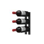 <strong> 1 ft Wall Rails Metal Wine Rack<br/> (3 Bottles)</strong>