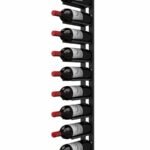 <strong> 3 ft Wall Rails Metal Wine Rack<br/> (9 Bottles)</strong>