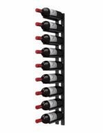 <strong> 3 ft Wall Rails Metal Wine Rack<br/> (9 Bottles)</strong>