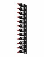 <strong> 4 ft Wall Rails Metal Wine Rack<br/> (12 Bottles)</strong>