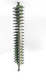 <strong>Vino Pins Post Kit <br/>Two-Sided Label Forward <br/>Floating Wine Rack <br/>40-80 bottles<strong>