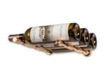 <strong>Vino Pins <br/>3-Bottle Metal Wine Rack<br/>Triple Bottle Depth<strong>