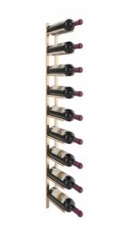 <strong>Vino Rails Flex <br/>Wall Mounted Metal Wine Rack<br/>9 bottles<strong> - Image 2