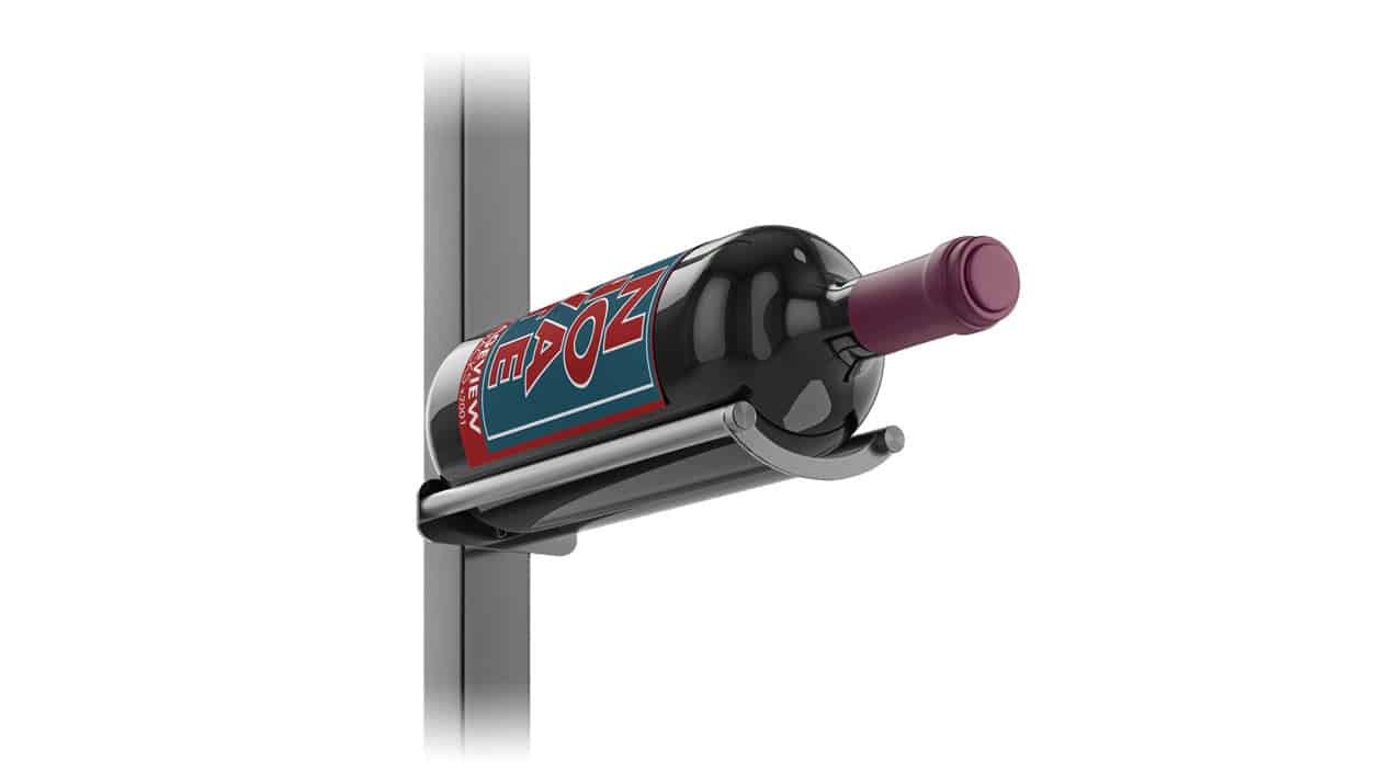 VR1-MPL-GKb.jpg <strong>Vino Rails Mounting Plate for Magnum Wine Bottles <br/>Floating Wine Rack System Component<strong> - Image 1