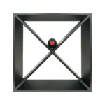 24 Bottle Compact Cross Wine Cube - Image 3