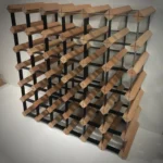 42 Bottle Timber Wine Rack <br/>6x6 Configuration - Image 5