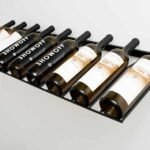 <strong>Wall Mounted Presentation Wine Rack<br/> 9 bottle<strong>