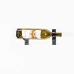 W Series Bottle Height (4″) Wall Mounted Metal Wine Rack (1 to 3 bottles)