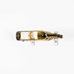 W Series Bottle Height (4″) Wall Mounted Metal Wine Rack (1 to 3 bottles) - Image 4