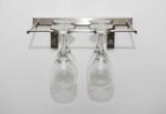 <strong>Wall Mounted Stemware Rack<br/>2 to 6 wine glass capacity<strong> - Image 14