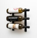 <strong>1' Wall Mounted Wine Rack <br/> 3, 6, or 9 Bottles<br/>Single, Double or Triple Deep<strong>