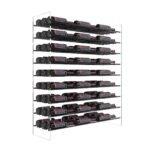 <strong>Evolution Wine Tower 47″<br/>Metal and Acrylic<br/>Freestanding Wine Rack Kit<br/>(81 bottles-324 bottles)<strong>
