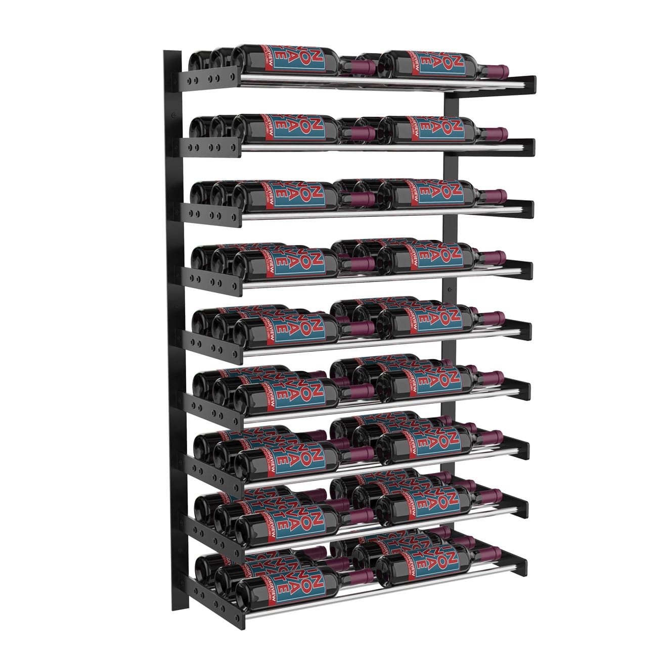 WW-453-2C-KC.jpg <strong>Evolution Wine Wall 45 2C Wall Mounted Wine Rack 18 to 54 bottles<strong> - Image 1