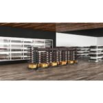 Evolution Double Sided Island Display Rack Presentation Row 3C Extension (freestanding wine rack expansion kit) - Image 4