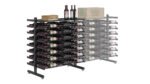 Evolution Double Sided Island Display Rack Shelf 3C Extension (freestanding metal wine rack)
