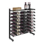 Evolution Single Sided Island Display Rack Shelf 3C (single-sided freestanding metal wine rack)