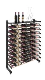 Evolution Single Sided Island Display Rack Shelf 3C (single-sided freestanding metal wine rack) - Image 6