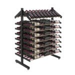 Evolution Double Sided Island Display Rack Presentation Row 3C (freestanding metal wine rack) - Image 9