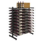 Evolution Double Sided Island Display Rack Shelf 3C (freestanding metal wine rack) - Image 4