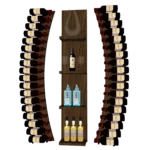 THE WINE BAR CURVED VINdustry Wine Wall - Image 4