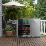 36 Inch Outdoor Beverage Refrigerator 2 Door For Home - Image 3