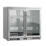 36 Inch Heating Glass 2 Door Built In Beverage Fridge - Image 2