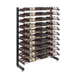 Evolution Single Sided Island Display Rack Max 3C (freestanding metal wine rack) - Image 2