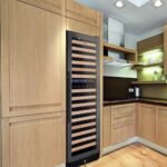 TALL LARGE WINE REFRIGERATOR WITH GLASS DOOR WITH STAINLESS STEEL TRIM - Image 11