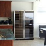 72″ TALL BEER AND WINE REFRIGERATOR COMBO WITH GLASS DOOR WITH STAINLESS STEEL TRIM - Image 4