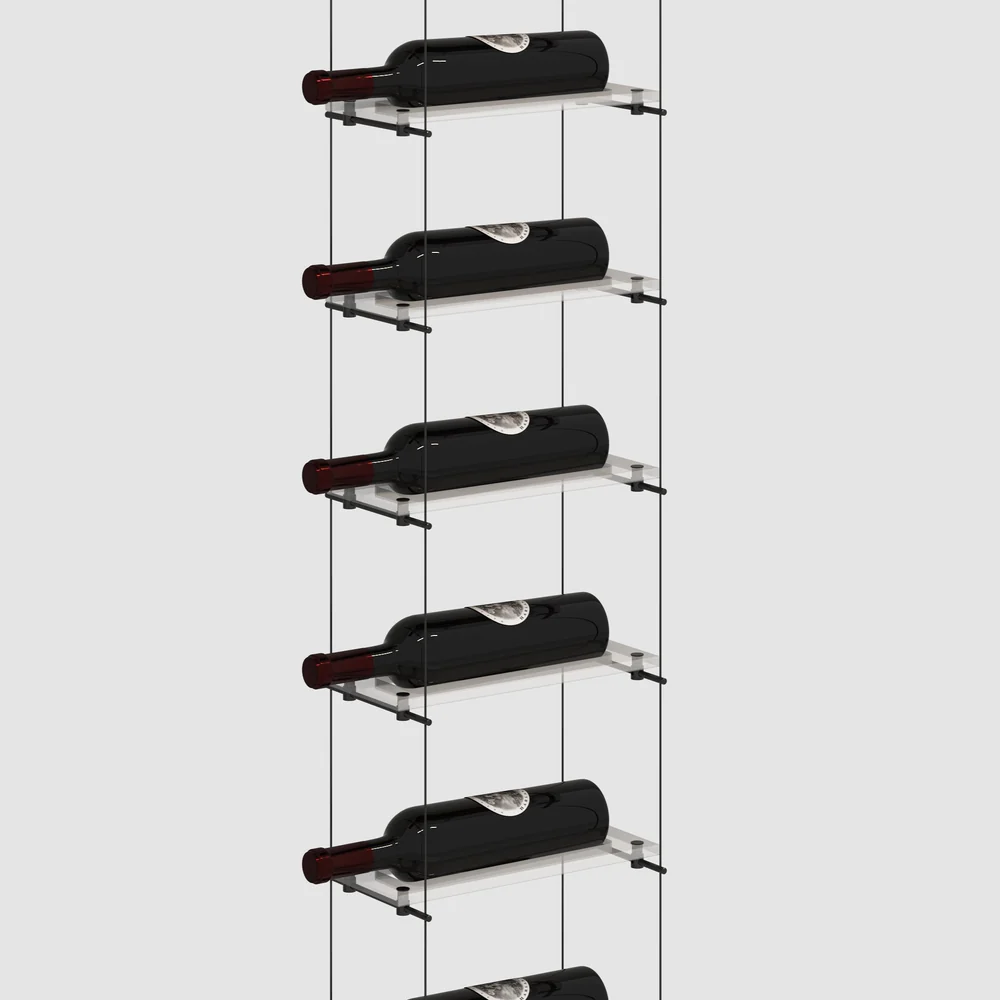 lumina-black.webp Lumina Cable Wine Display - Black - Image 1
