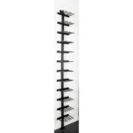 V Bar Floating Wine Rack - Double Spaced Cork Forward Pegs - Image 8