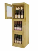 Three Level – Wine Storage Lockers With Fixed Shelves - Image 2
