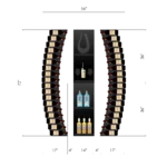 THE WINE BAR CURVED VINdustry Wine Wall - Image 2