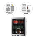 24 Inch Outdoor Beer Fridge Cooler Stainless Steel - Image 6