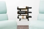 Mini 6-Bottle Tabletop Metal Wine Rack - Image 2