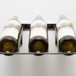 <strong>Wall Mounted Presentation Wine Rack<br/>3 bottle<strong>
