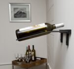 <strong>Wall Mounted Presentation Wine Rack<br/>3 bottle<strong> - Image 2