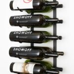 <strong>Magnum / Champagne Wall Mounted Wine Rack <br />18 Bottle<strong>